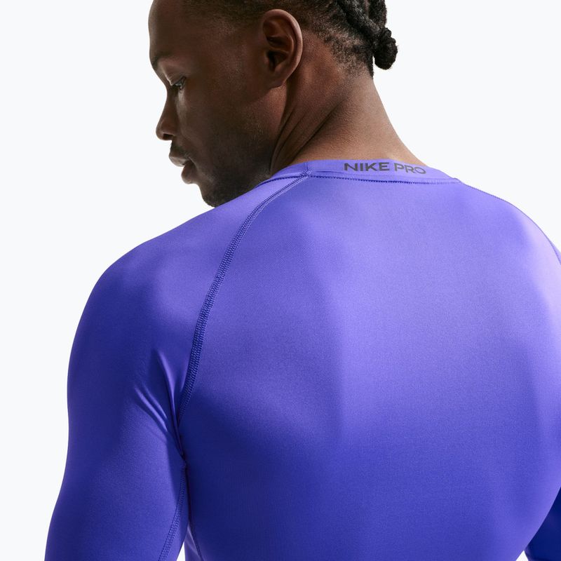 Maglia a maniche lunghe da allenamento da uomo Nike Pro Dri-Fit Tight Fitness persian violet/black 6