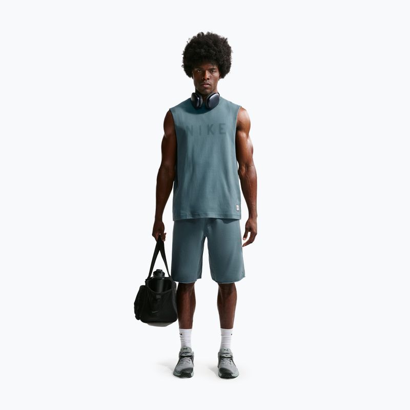 Maglietta da allenamento da uomo Nike Athletic Club Dri-Fit mineral slate/mineral slate 2