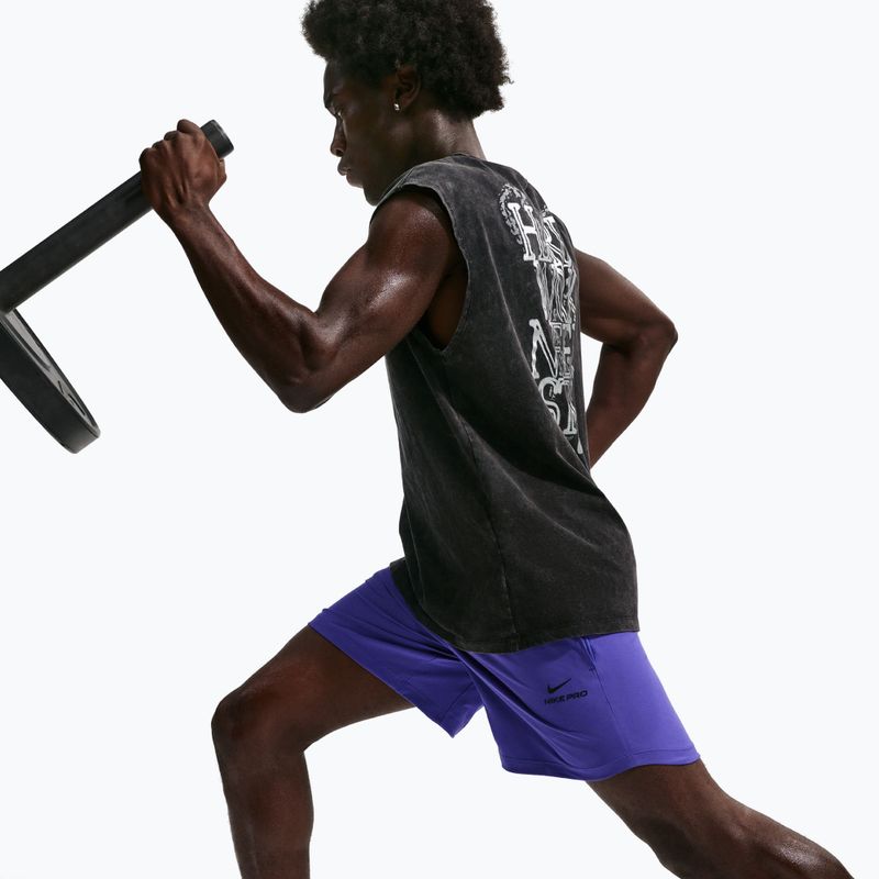 Pantaloncini da uomo Nike Pro Training Dri-Fit 6" persian violet/black 4