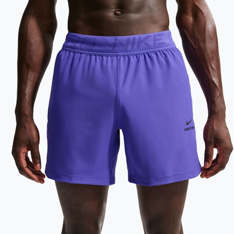 Pantaloncini da uomo Nike Pro Training Dri-Fit 6" persian violet/black 5