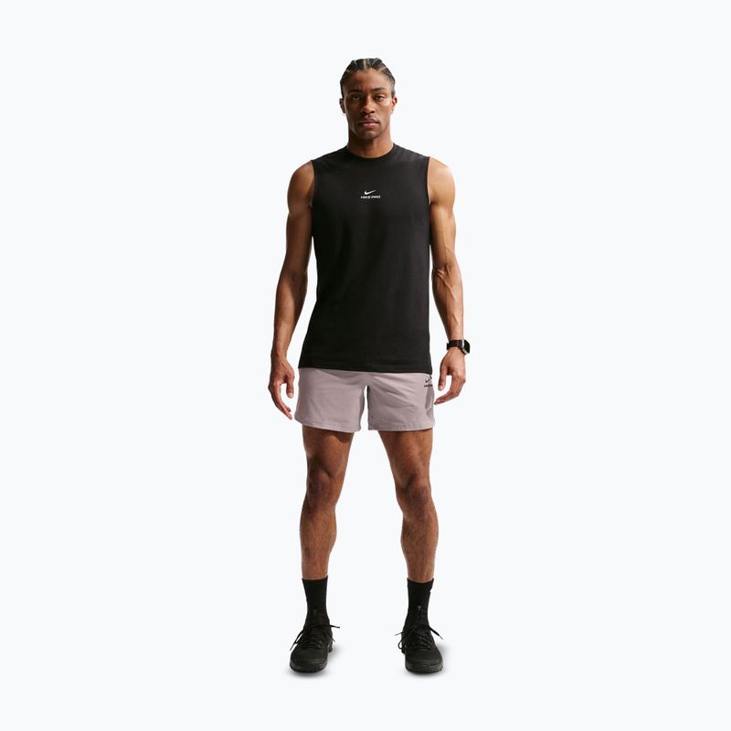 Pantaloncini da uomo Nike Pro Training Dri-Fit 6" light violet ore/black 2