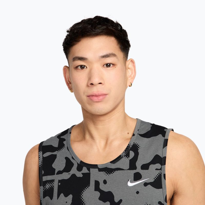 Maglietta da allenamento da uomo Nike Hyverse Dri-Fit TT smoke grey/black/white 3