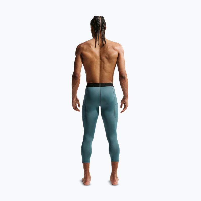 Leggings da allenamento da uomo Nike Pro Dri-Fit 3/4 Tight Fitness mineral slate/black 3