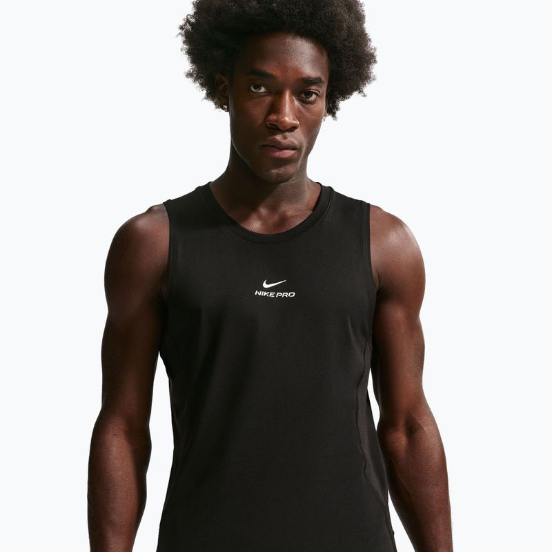 Maglietta da allenamento da uomo Nike Pro Training Dri-Fit black/white 4