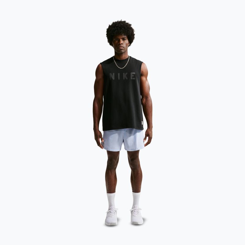 Pantaloncini da allenamento da uomo Nike N.A.C. Dri-Fit 5" hydrogen blue/black/light armory blue 2