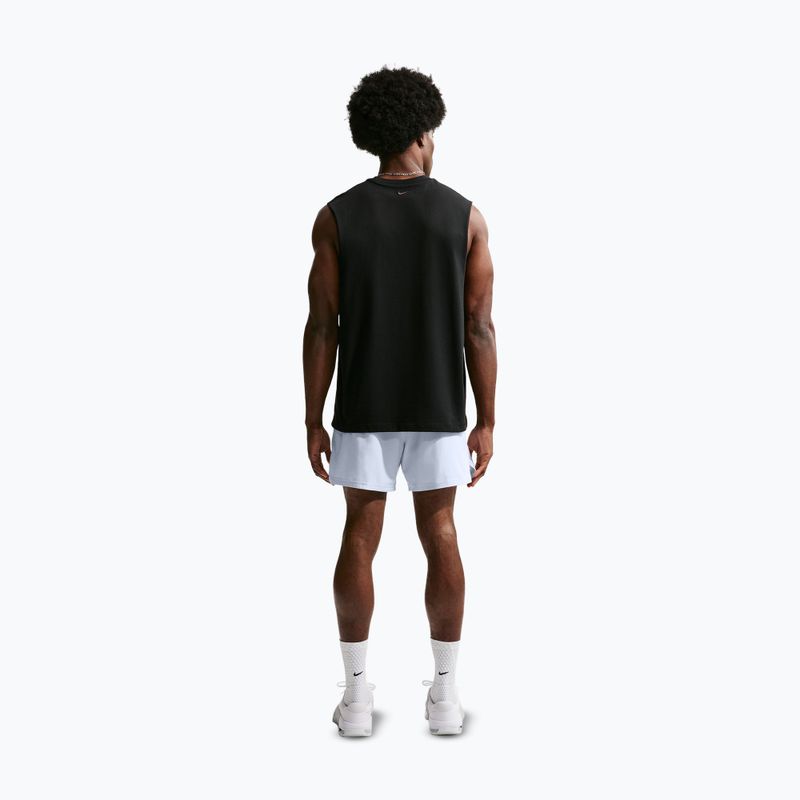 Pantaloncini da allenamento da uomo Nike N.A.C. Dri-Fit 5" hydrogen blue/black/light armory blue 3