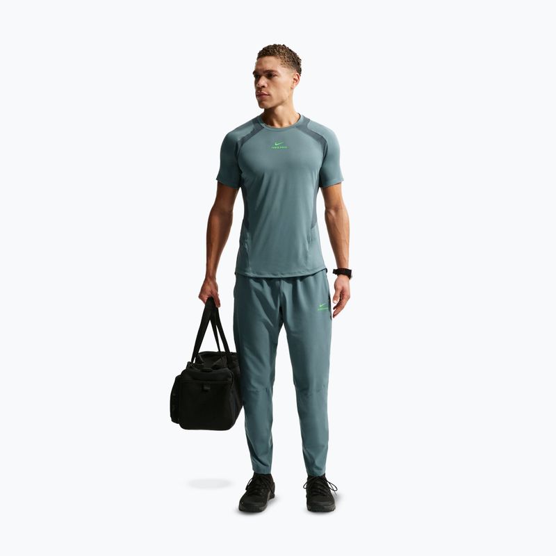 Maglietta da allenamento da uomo Nike Pro Training Dri-Fit mineral slate/faded spruce/green strike 2