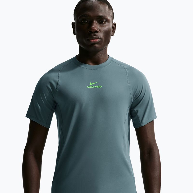 Maglietta da allenamento da uomo Nike Pro Training Dri-Fit mineral slate/green strike 4