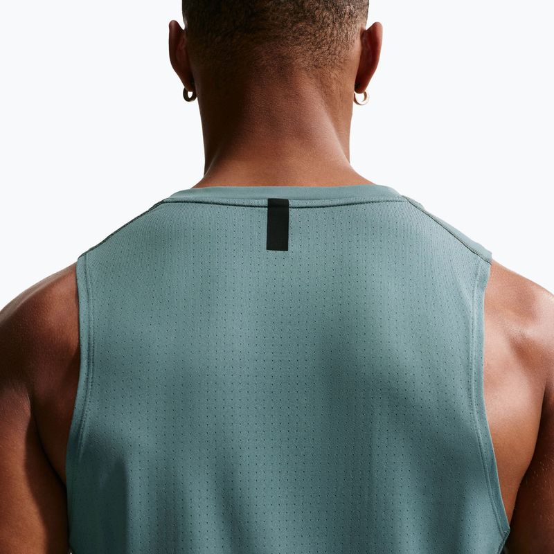 Maglietta da allenamento da uomo Nike Pro Training Dri-Fit mineral slate/green strike 5
