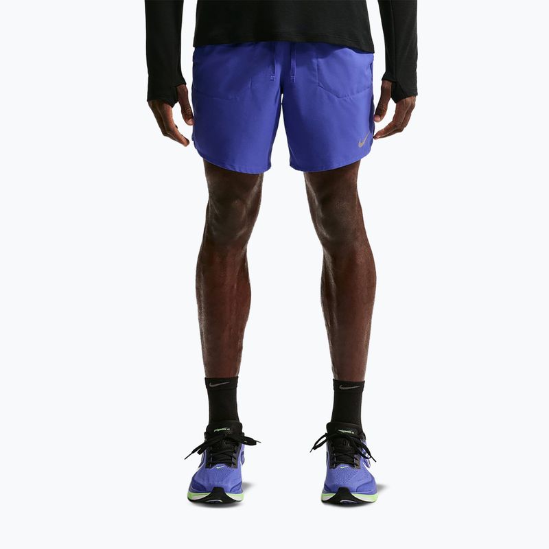 Pantaloncini da corsa da uomo Nike Stride Dri-Fit 2in1 7" lapis