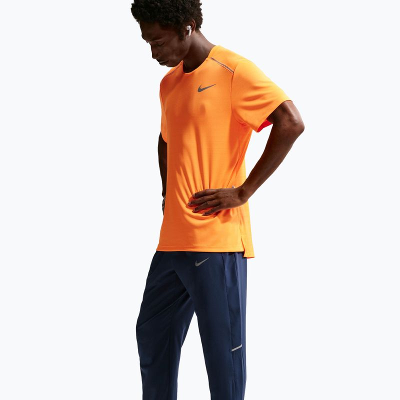 Pantaloni da corsa da uomo Nike Miler Dri-Fit Woven midnight navy 4