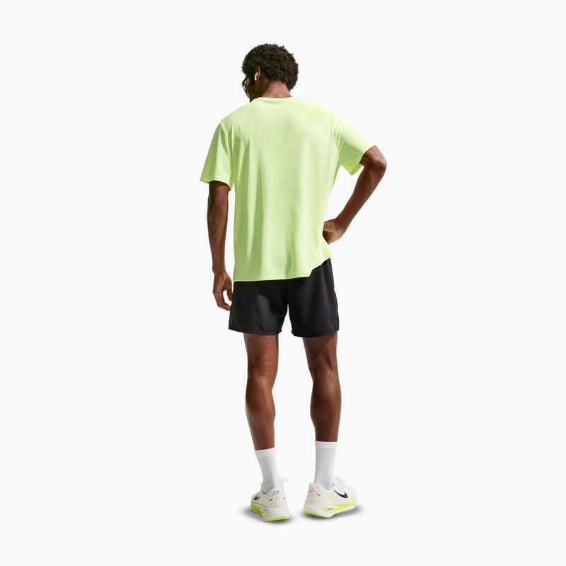 Pantaloncini da corsa da uomo Nike Miler Dri-Fit 2in1 5" black/black 3