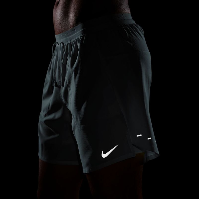 Pantaloncini da corsa da uomo Nike Stride Dri-Fit 2in1 7" mineral slate 7