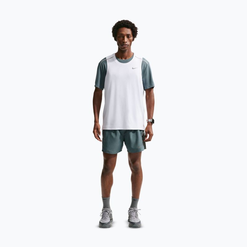 Pantaloncini da corsa da uomo Nike Miler Dri-Fit 2in1 5" mineral slate 2