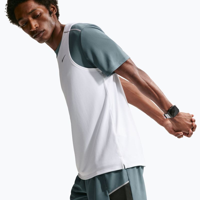 Pantaloncini da corsa da uomo Nike Miler Dri-Fit 2in1 5" mineral slate 4