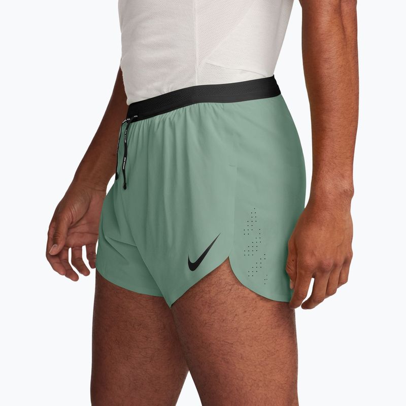 Pantaloncini da corsa da uomo Nike AeroSwift Dri-Fit ADV 4" steam/black 3