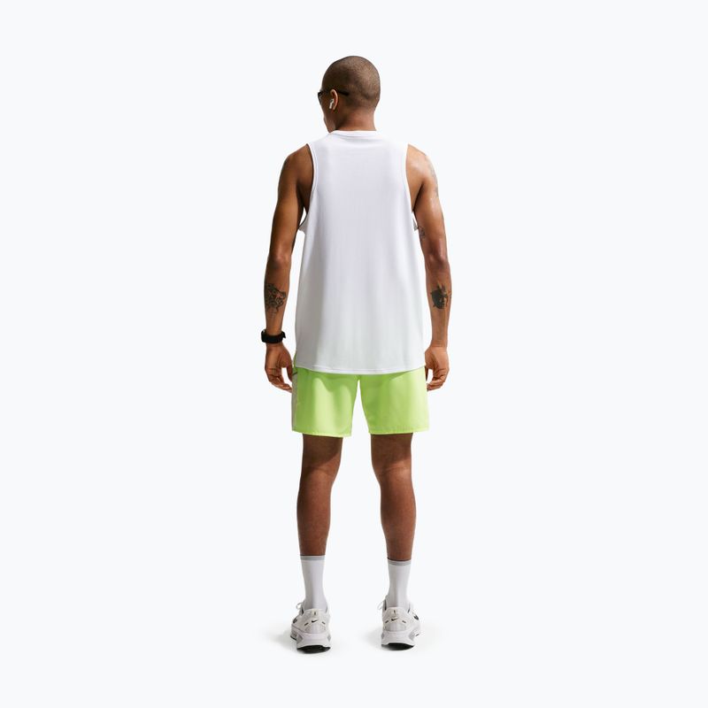Pantaloncini da corsa da uomo Nike Miler Dri-Fit Brief Lined7" volt ice/barely volt 3