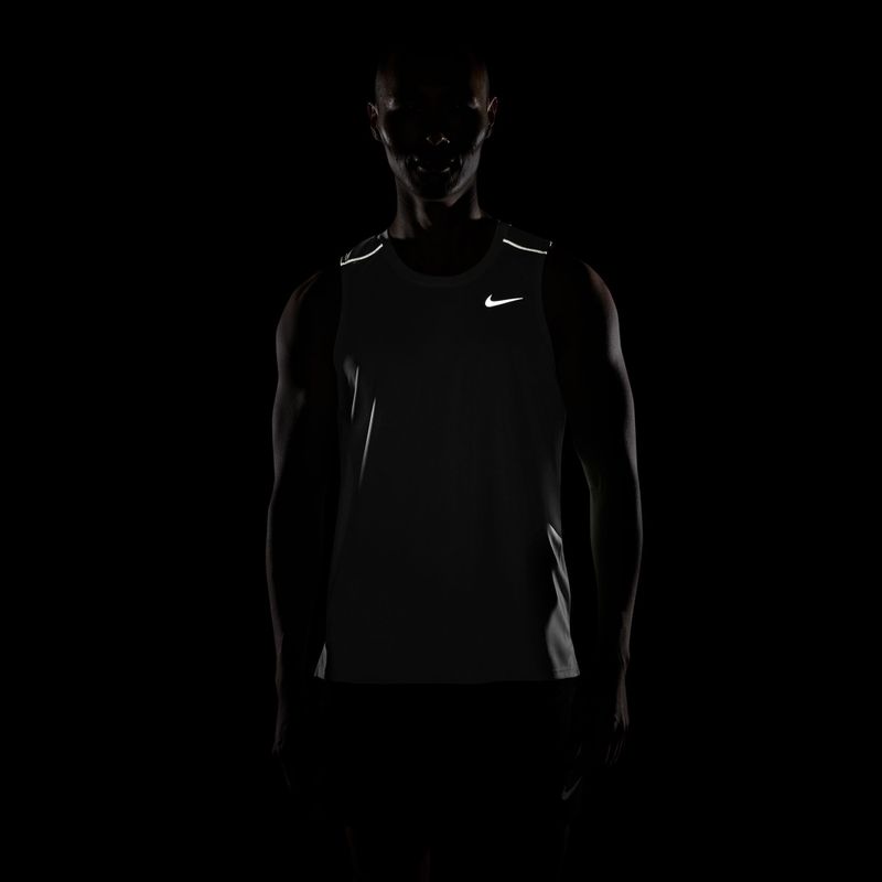 Maglietta da corsa da uomo Nike Miler Dri-Fit white 7