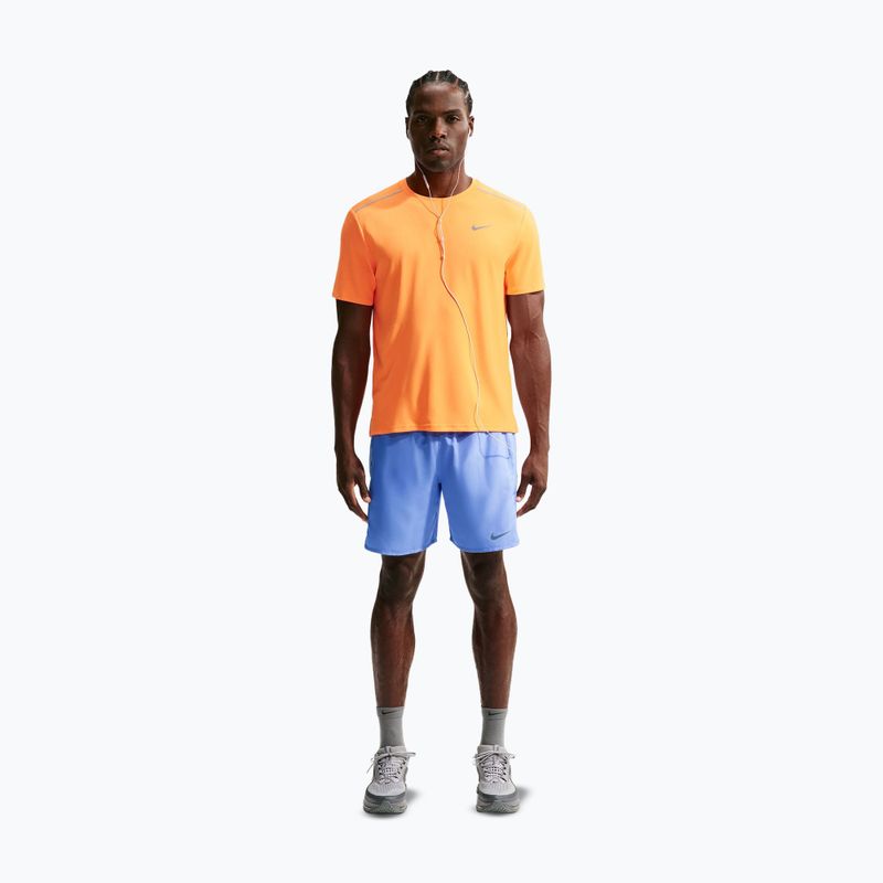 Pantaloncini da corsa da uomo Nike Miler Dri-Fit 2in1 7" royal pulse/sapphire 2