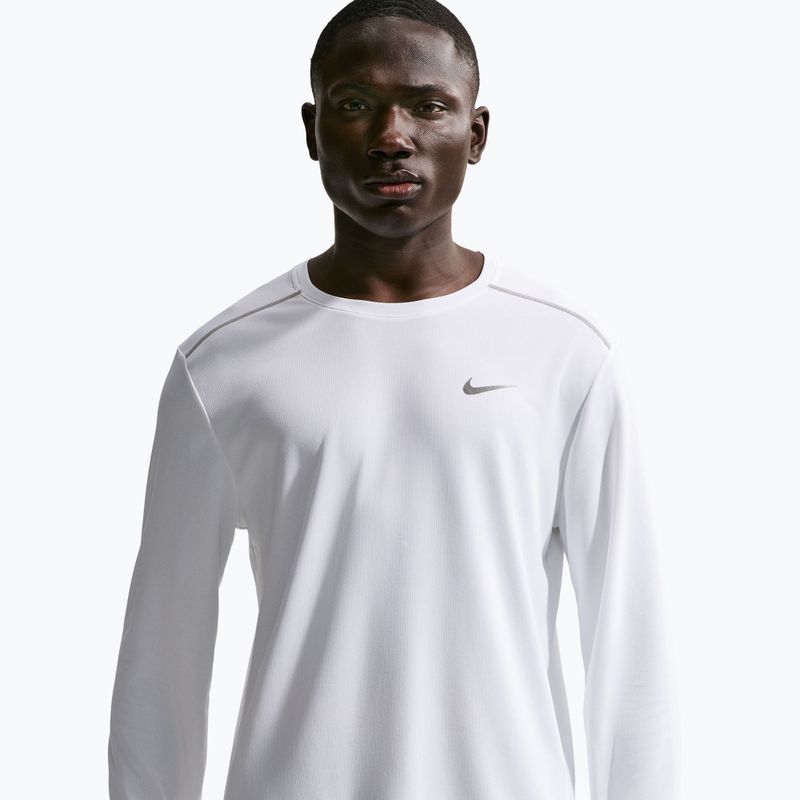 Maglia a maniche lunghe da running da uomo Nike Miler Dri-Fit UV white 5