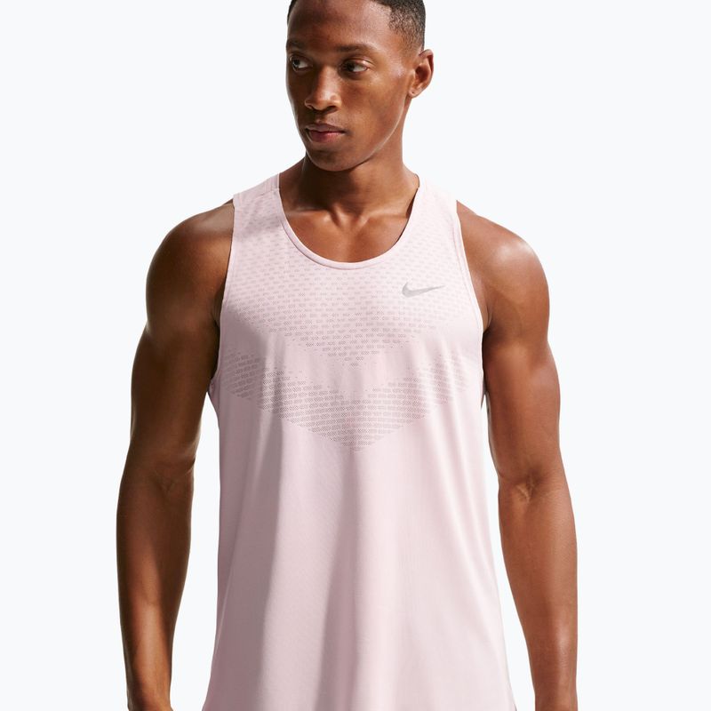 Maglietta da corsa da uomo Nike Stride Dri-Fit ADV silt red 5