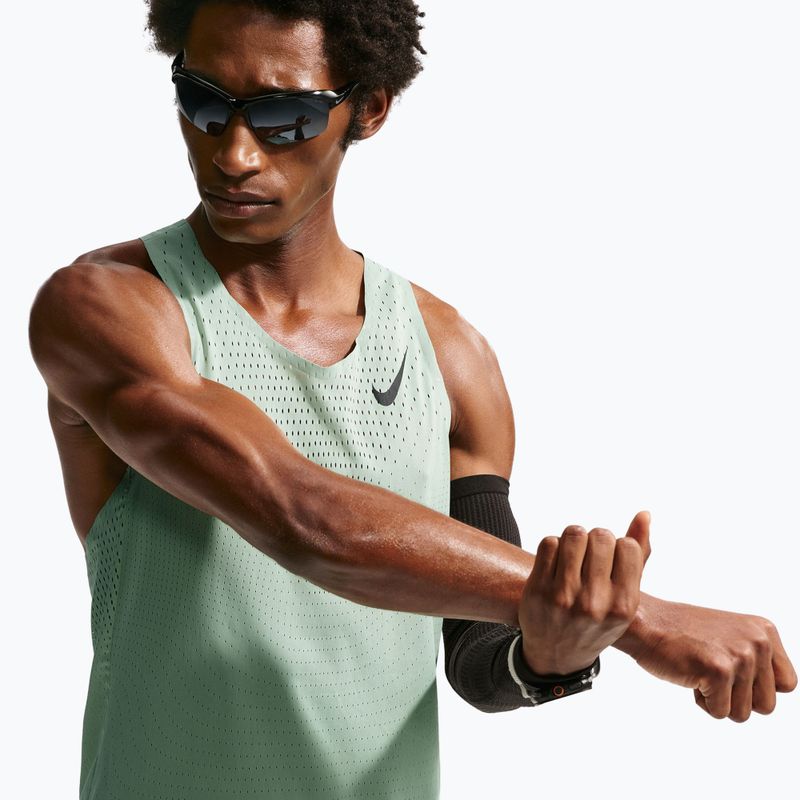 Maglietta da corsa da uomo Nike AeroSwift Dri-Fit ADV steam/black 4