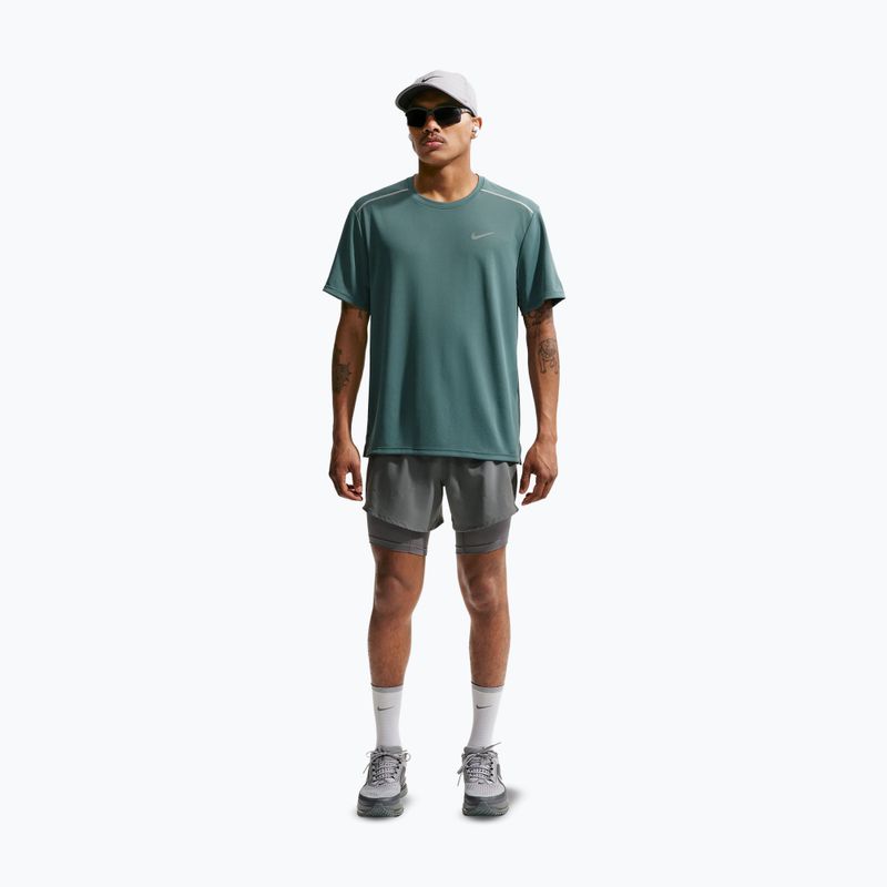 Maglietta da corsa da uomo Nike Miler Dri-Fit UV mineral slate 2