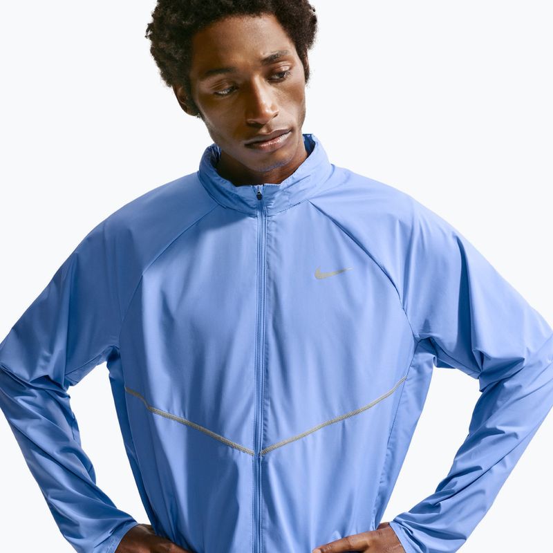 Giacca da corsa da uomo Nike Miler Repel UV royal pulse/royal pulse 4