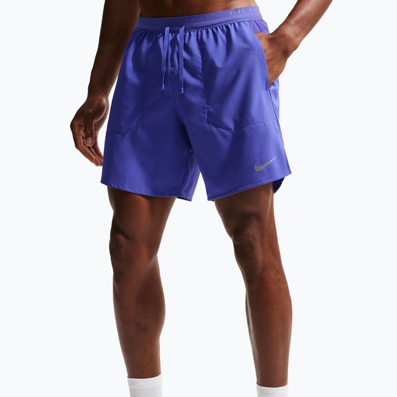 Pantaloncini da corsa da uomo Nike Stride Dri-Fit Brief-Lined 7" lapis 5