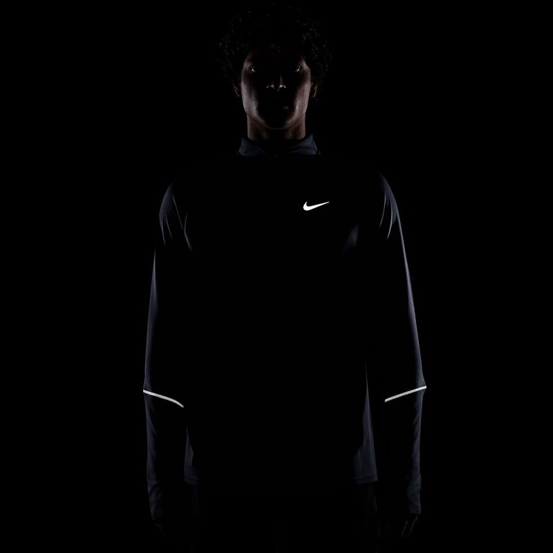 Felpa da running da uomo Nike Miler Dri-Fit UV 1/2 Zip midnight navy 7