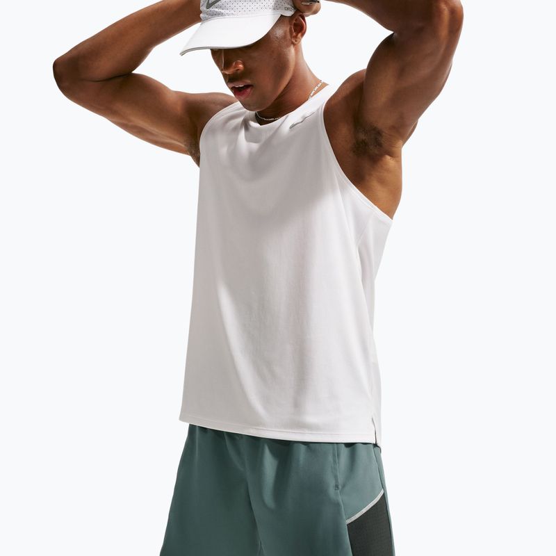 Pantaloncini da corsa da uomo Nike Miler Dri-Fit 2in1 7" mineral slate 4