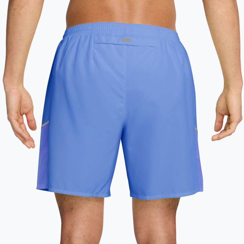 Pantaloncini da corsa da uomo Nike Miler Dri-Fit Brief Lined7" royal pulse/sapphire 2