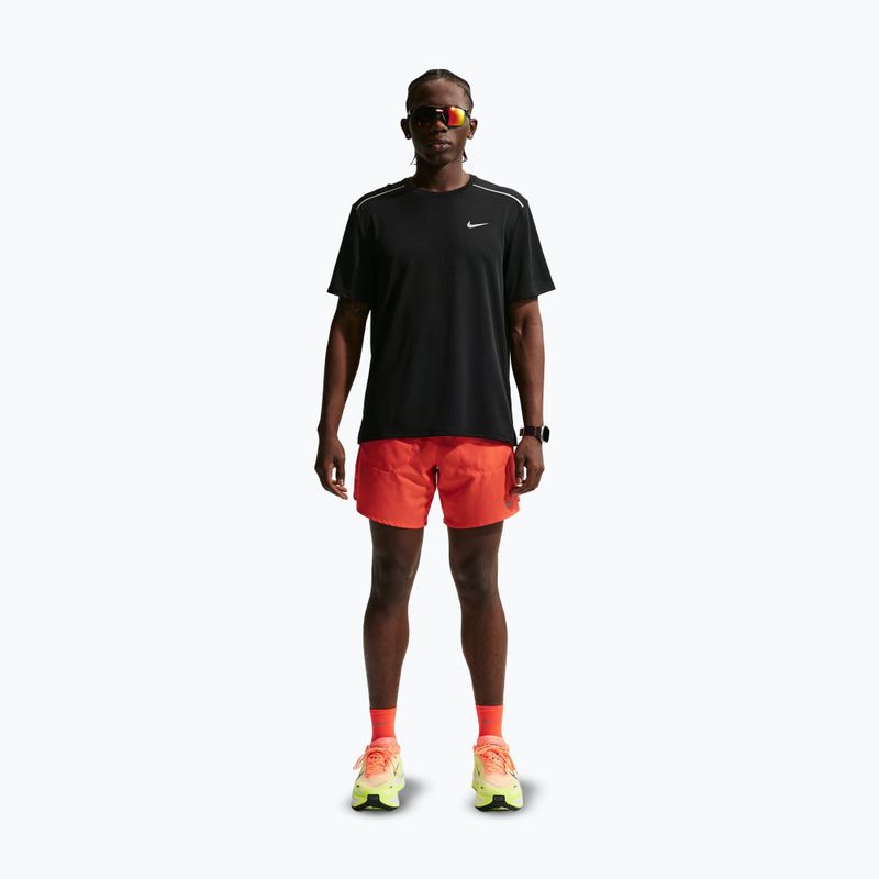 Maglietta da corsa da uomo Nike Miler Dri-Fit UV black 2