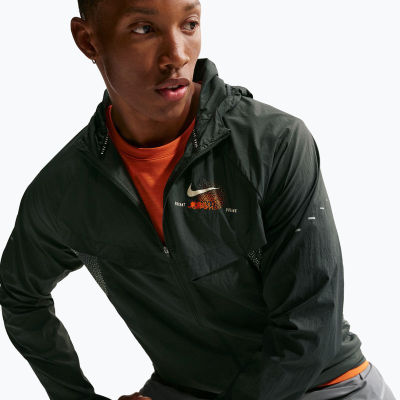 Giacca da corsa da uomo Nike Stride Repel UV black spruce 6