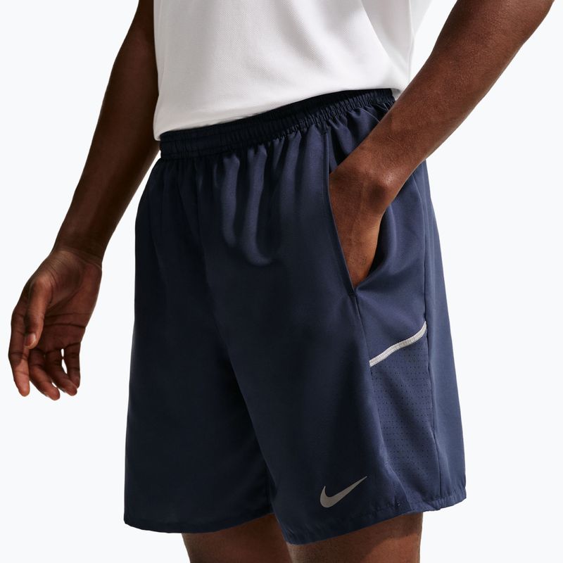Pantaloncini da corsa da uomo Nike Miler Dri-Fit Brief Lined7" midnight navy 5