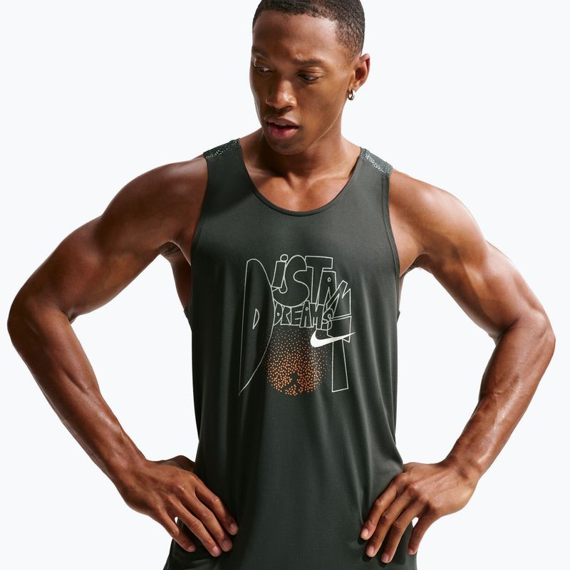 Maglietta da corsa da uomo Nike Stride Dri-Fit ADV black spruce 4