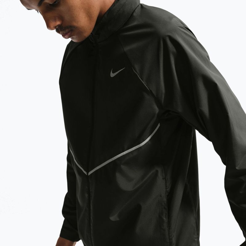 Giacca da corsa da uomo Nike Miler Repel UV black/black 5