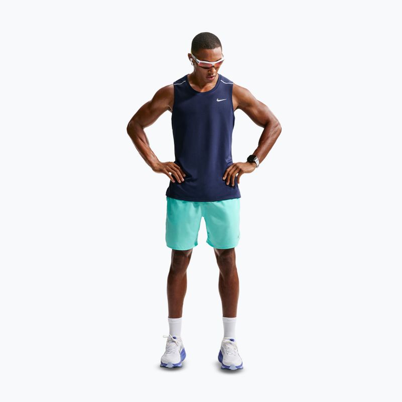 Maglietta da corsa da uomo Nike Miler Dri-Fit midnight navy 2