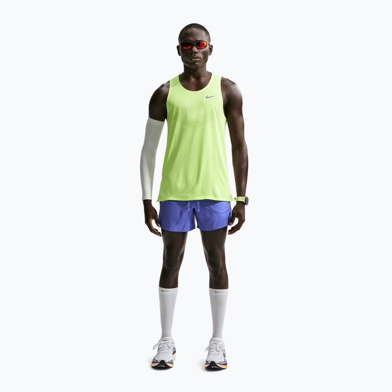Maglietta da corsa da uomo Nike Stride Dri-Fit ADV volt ice 2