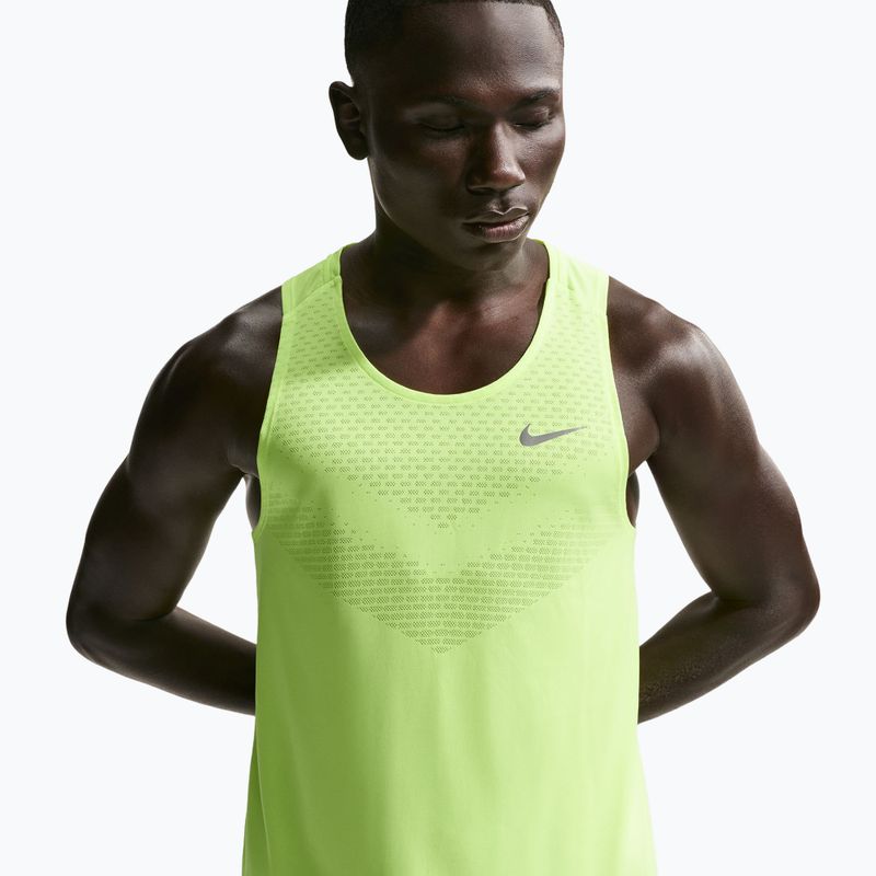 Maglietta da corsa da uomo Nike Stride Dri-Fit ADV volt ice 4