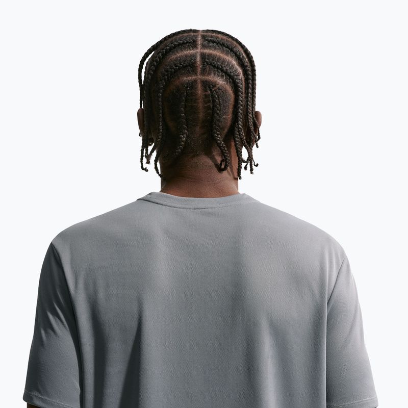 Maglietta da corsa da uomo Nike Miler Dri-Fit UV smoke grey 5