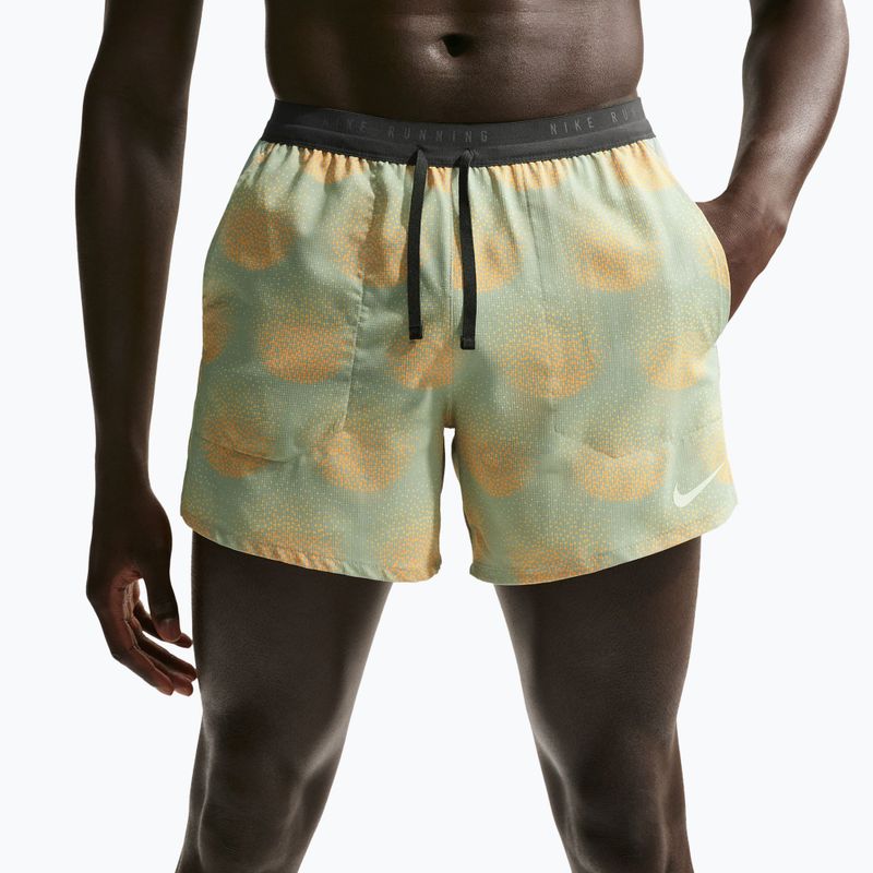 Pantaloncini da corsa da uomo Nike Stride Dri-Fit Brief Lined 5" jade horizon 5