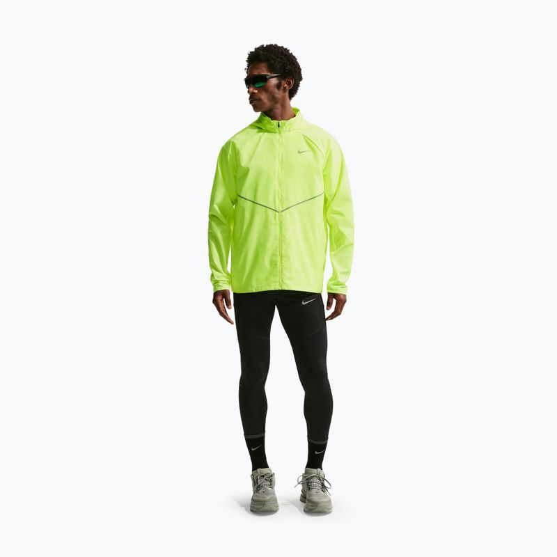 Giacca da corsa da uomo Nike Miler Repel UV volt ice/volt ice 2