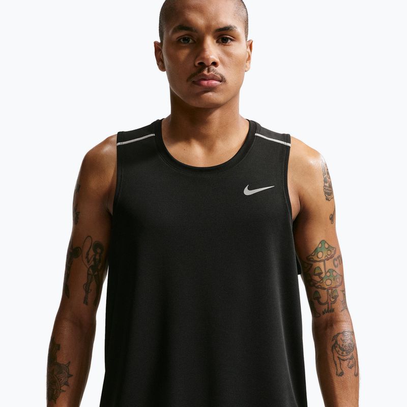 Maglietta da corsa da uomo Nike Miler Dri-Fit black 4