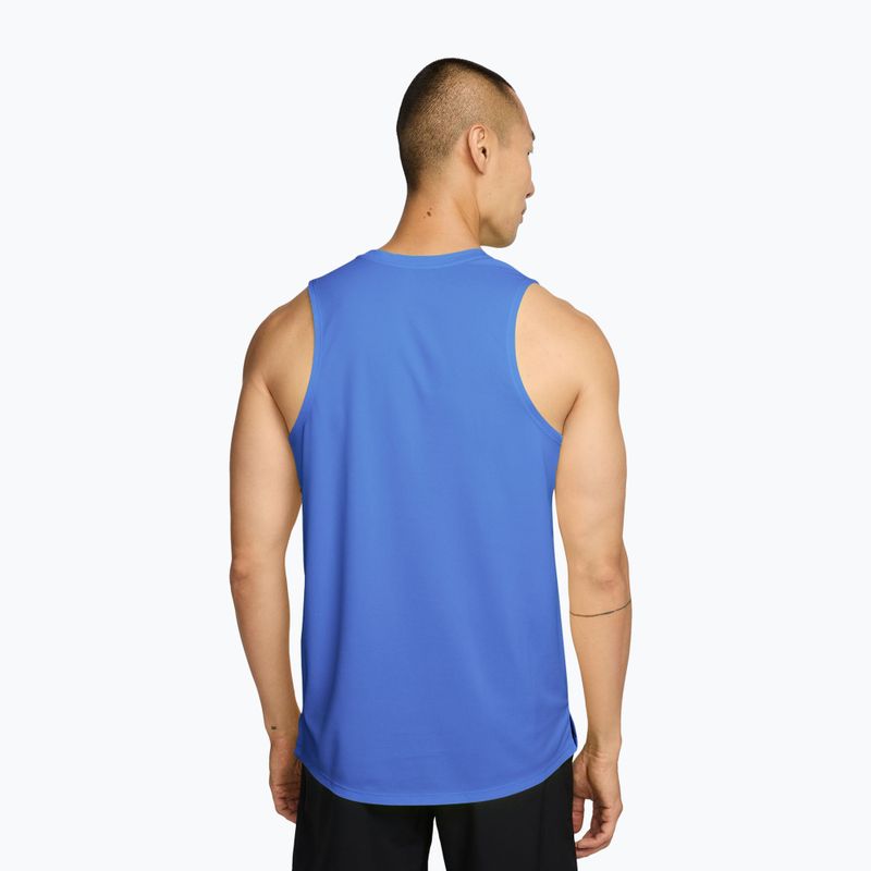 Maglietta da corsa da uomo Nike Miler Dri-Fit royal pulse 2