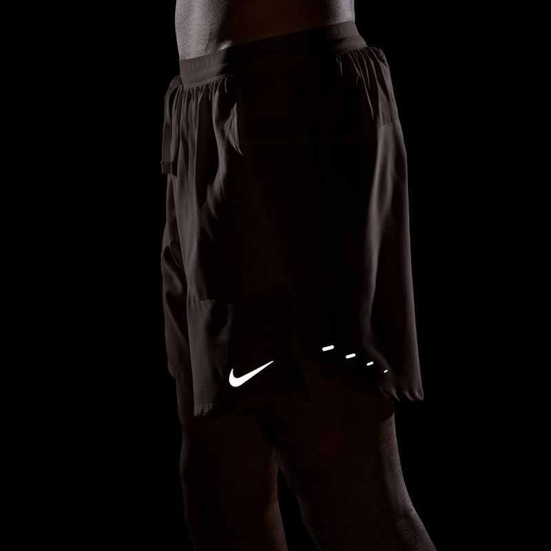 Pantaloncini da corsa da uomo Nike Stride Dri-Fit Brief-Lined 7" particle rose 7