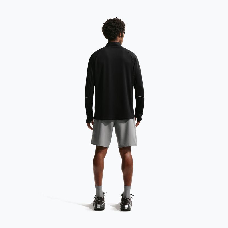 Felpa da running da uomo Nike Miler Dri-Fit UV 1/2 Zip black 3