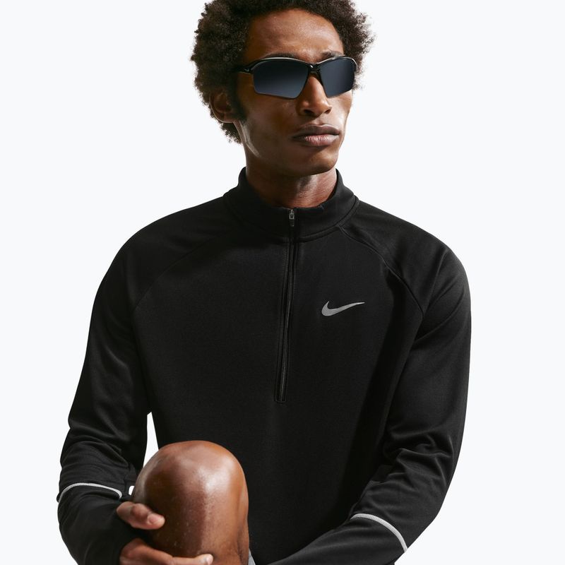 Felpa da running da uomo Nike Miler Dri-Fit UV 1/2 Zip black 5