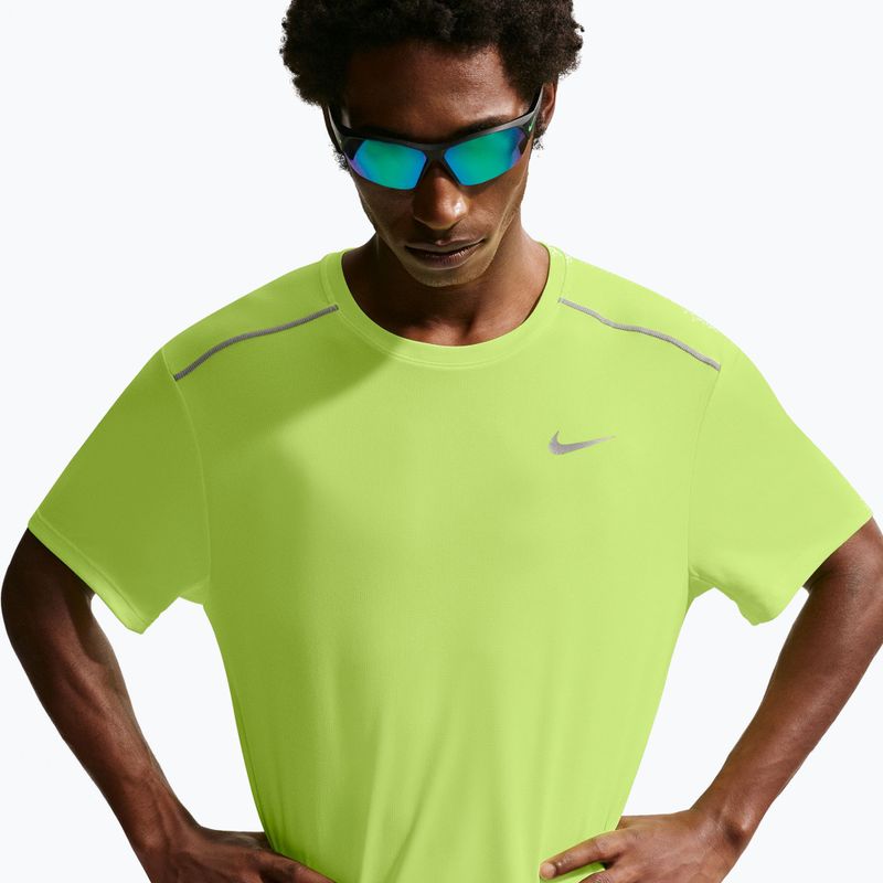 Maglietta da corsa da uomo Nike Miler Dri-Fit UV volt ice 5