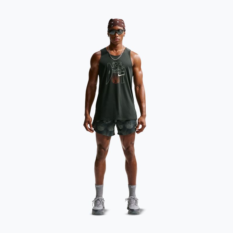 Pantaloncini da corsa da uomo Nike Stride Dri-Fit Brief Lined 5" black spruce 2